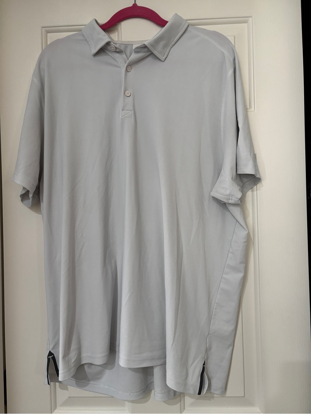 Rhône Performance Golf Polo Light Gray - Size XXL